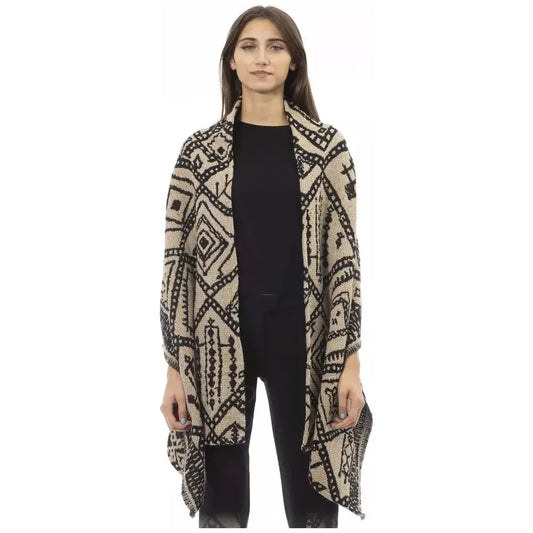 Alpha Studio Brown Wool Women Scarf AL-23535