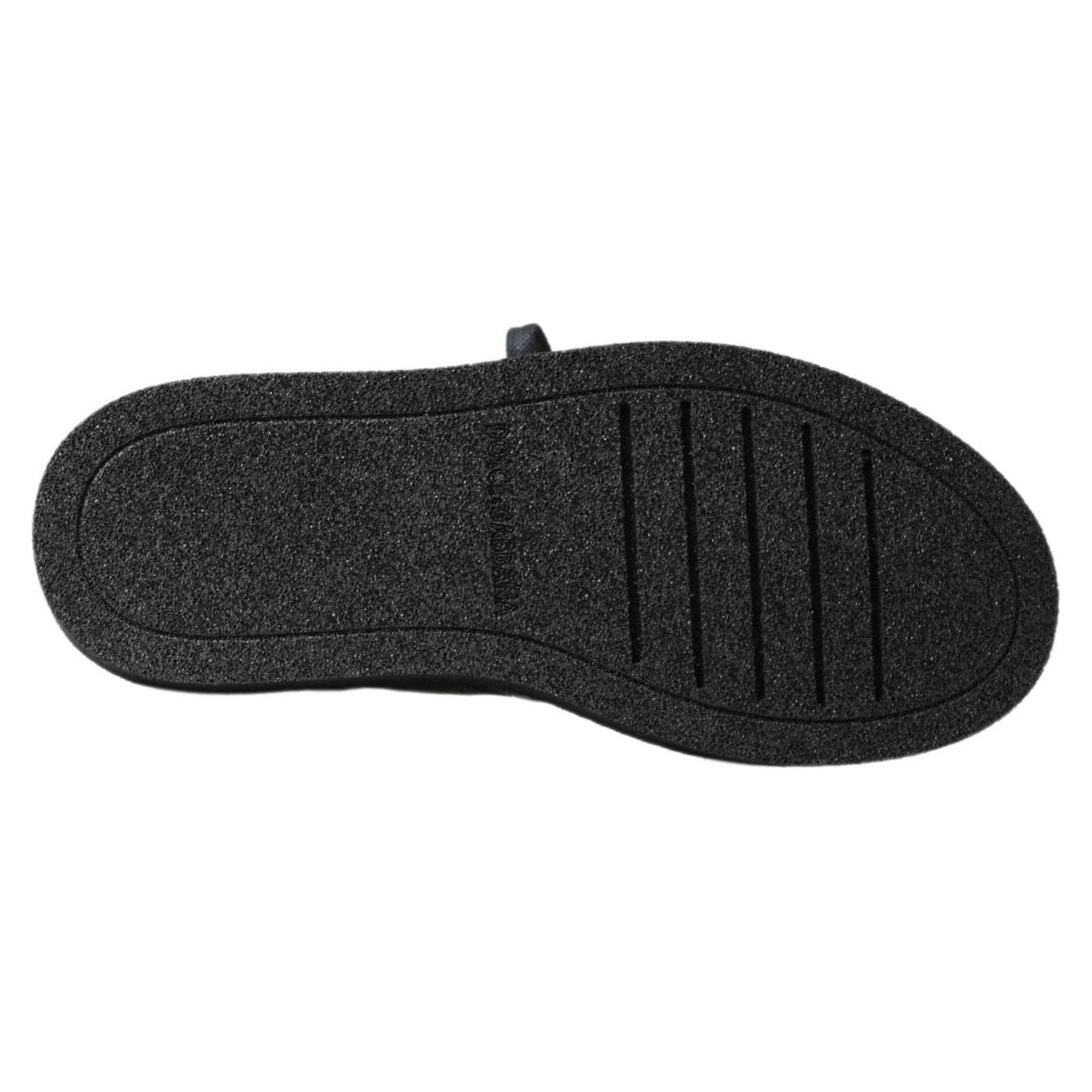 Dolce & Gabbana Black Leather Slip on Stretch Boots