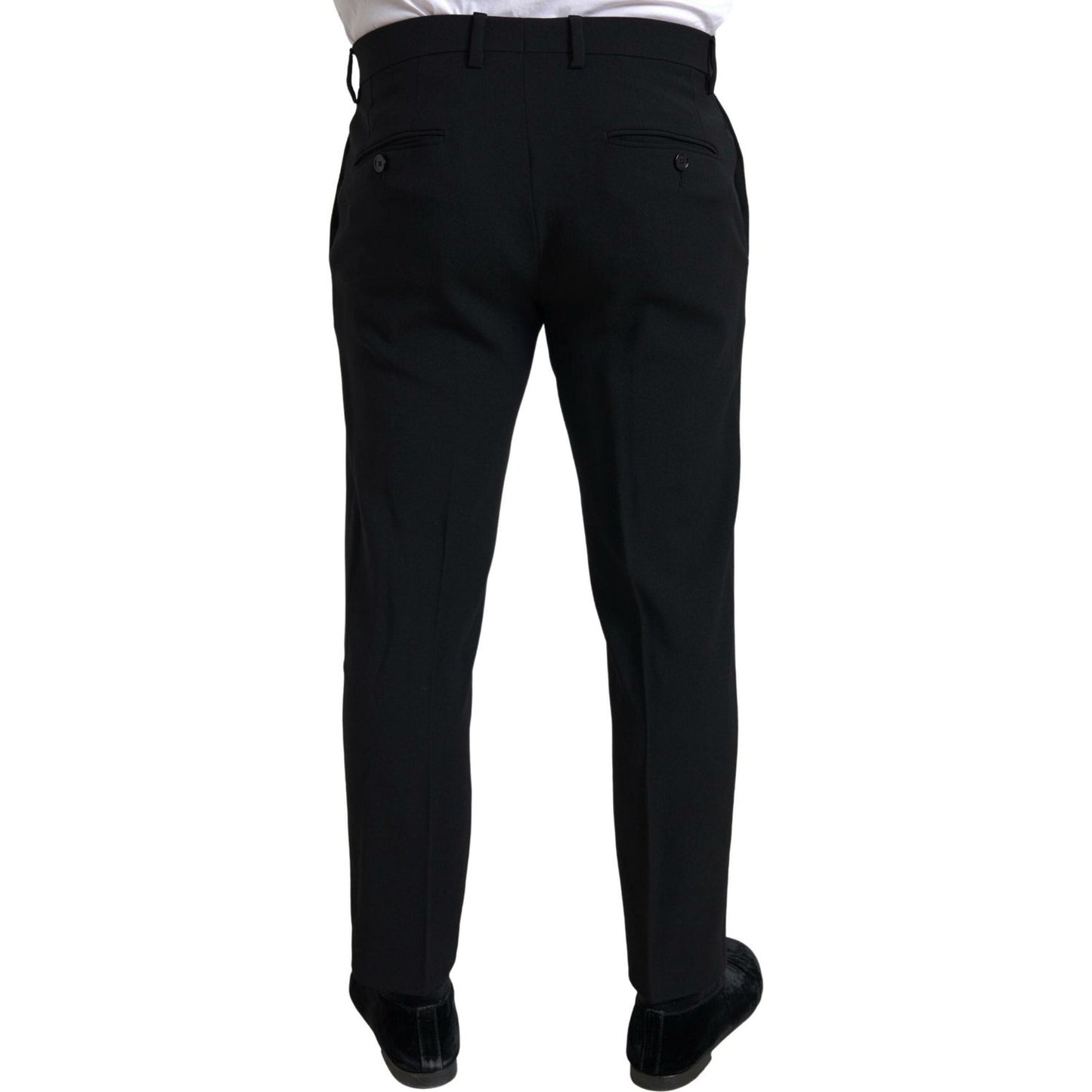 Dolce & Gabbana Black 2 Piece Double Breasted SICILIA Suit