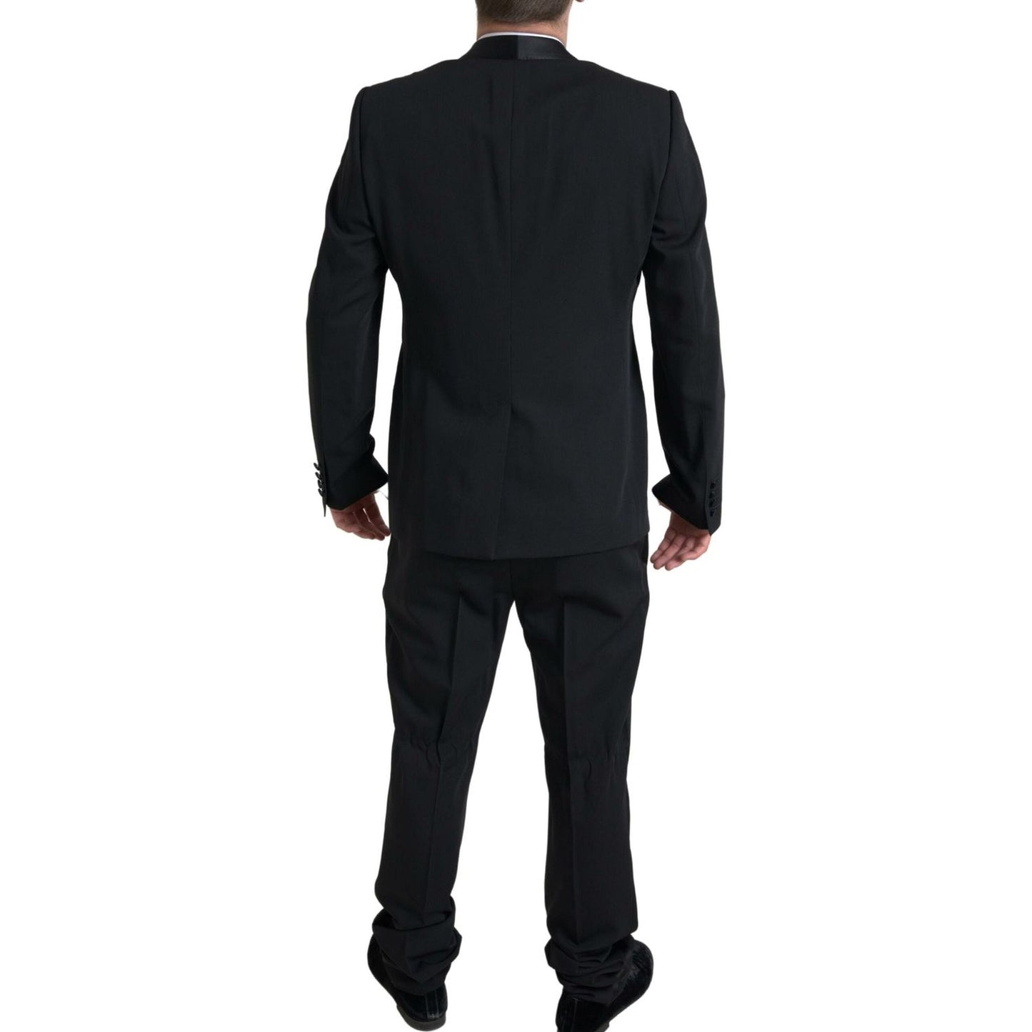 Dolce & Gabbana Black 2 Piece Single Breasted MARTINI Suit