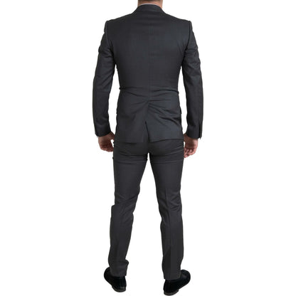 Dolce & Gabbana Gray 2 Piece Double Breasted SICILIA Suit