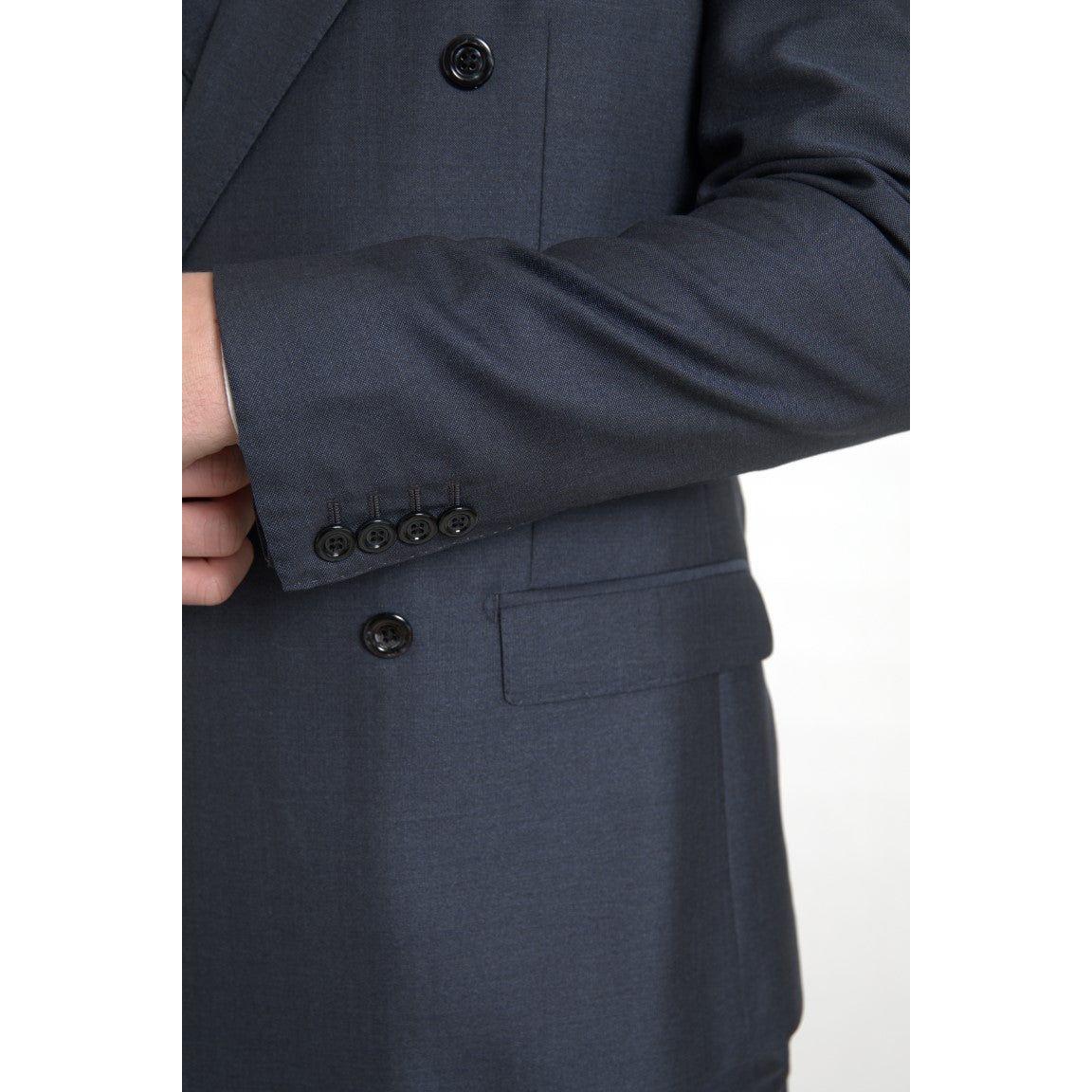 Dolce & Gabbana Blue 2 Piece Double Breasted MARTINI Suit