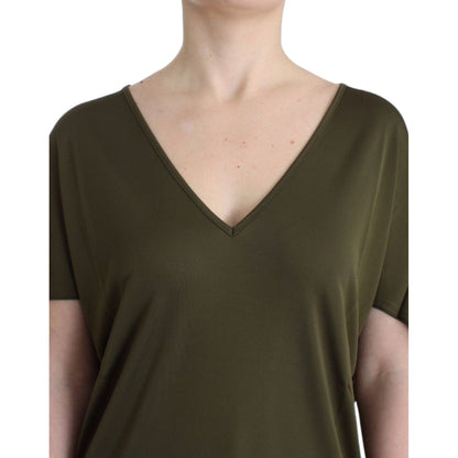 John Galliano Green shortsleeved blouse top