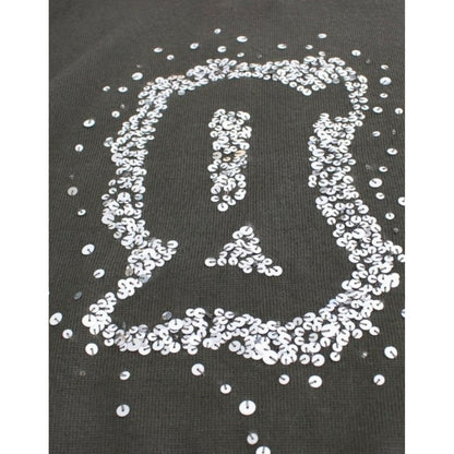 John Galliano Green wool turtleneck sweater