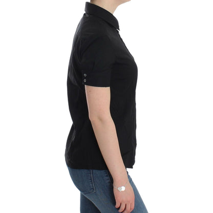 John Galliano Black cotton shirt top