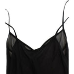 Cavalli Black long sleeve silk dress SIG11635-2