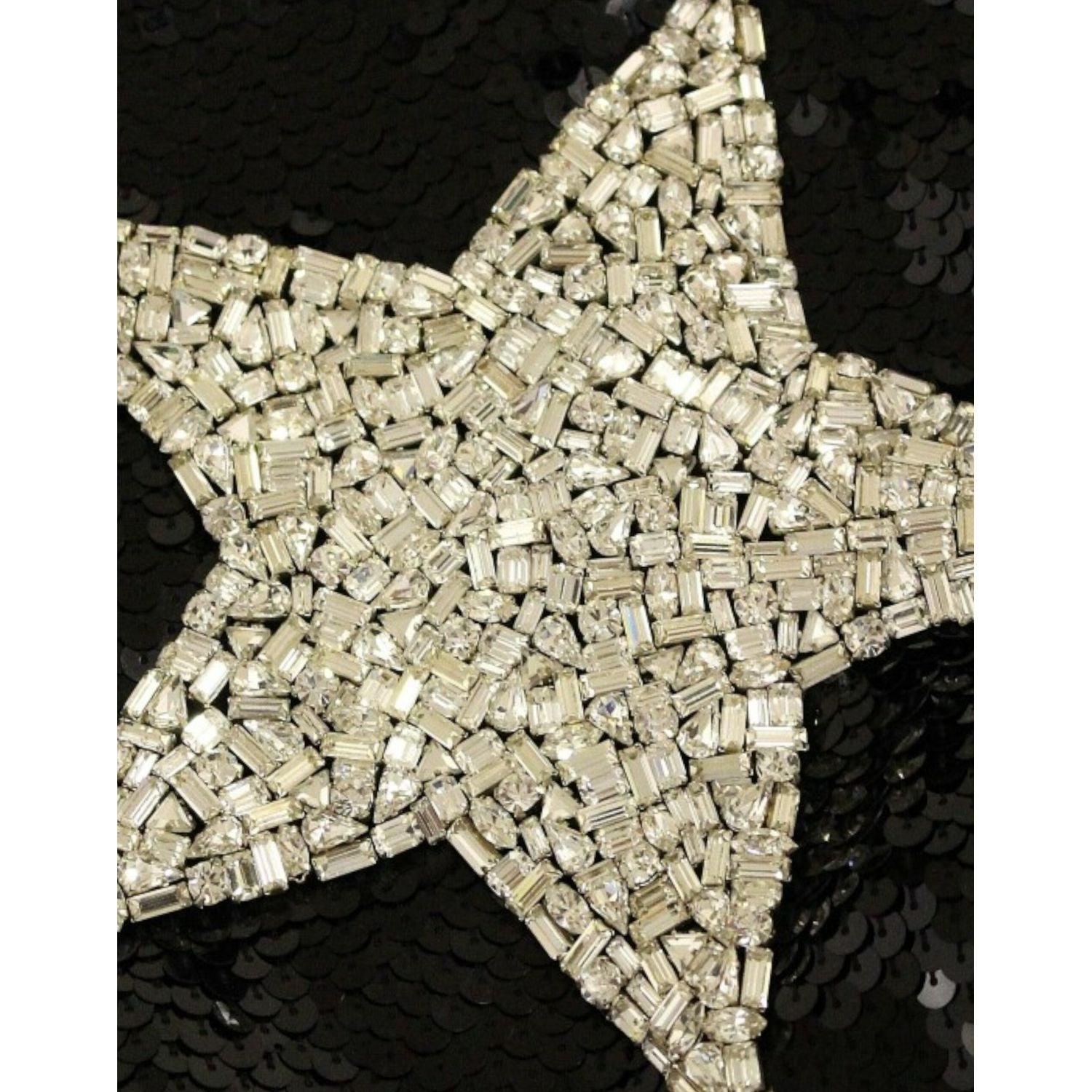 Dolce & Gabbana Masterpiece black crystal swarovski stars sheath dress