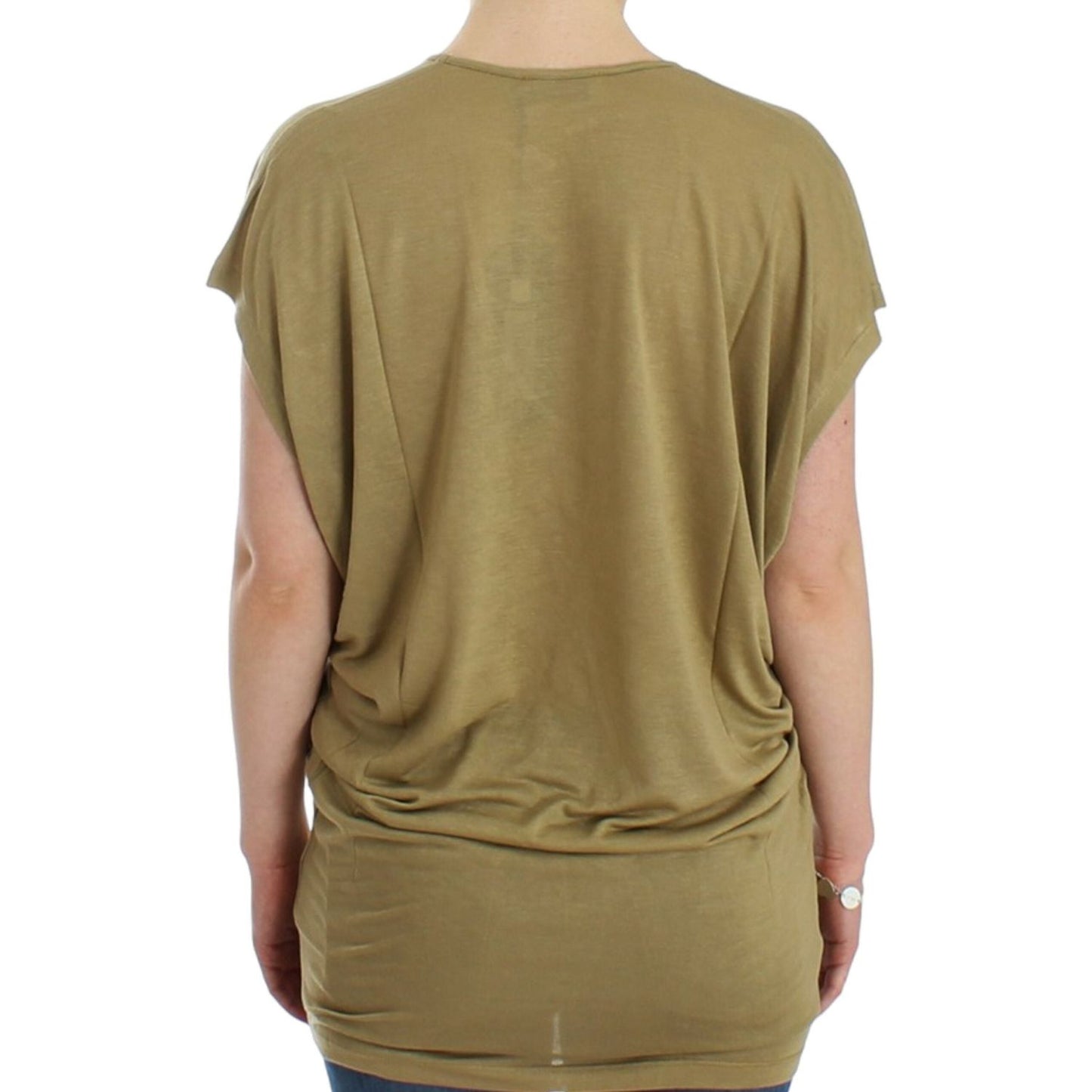Costume National Green print shortsleeve t-shirt