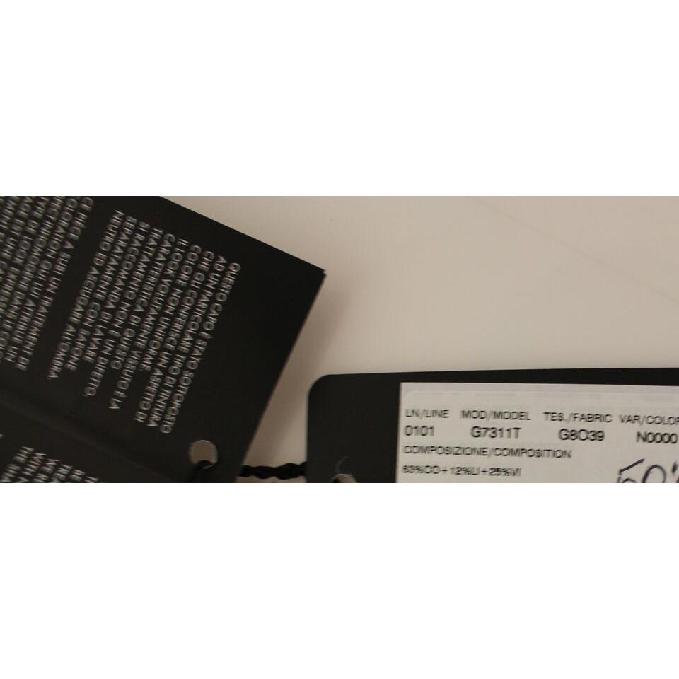 سترة أنيقة من مزيج القطن باللون الأسود من دولتشي آند غابانا