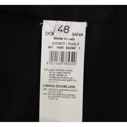 Dolce & Gabbana Gray Wool Formal Dress Vest Gilet Weste