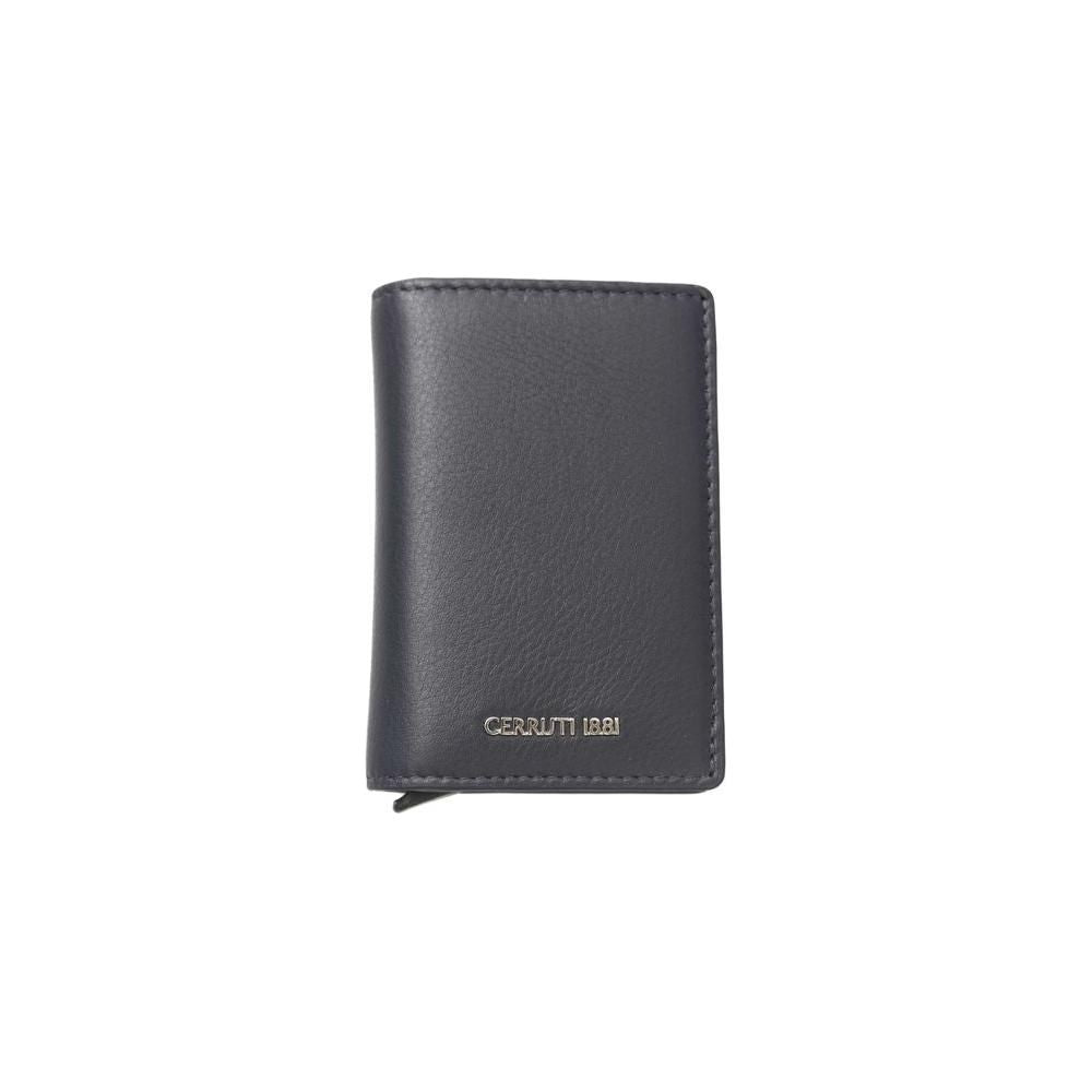 Cerruti 1881 Blue Calfskin Men Wallet CE-24016