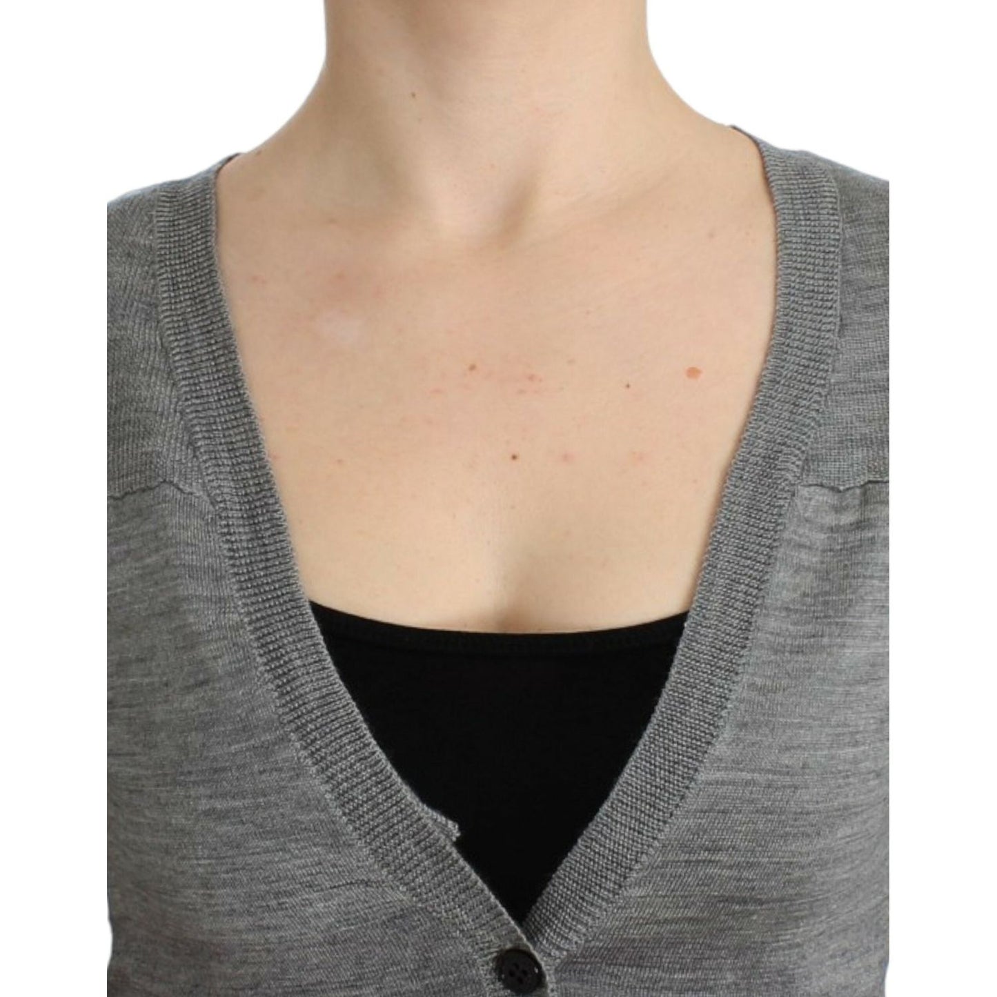 Costume National Gray lightweight cardigan