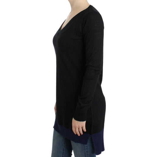 Costume National Elegant V-Neck Lightweight Sweater Costume National Black