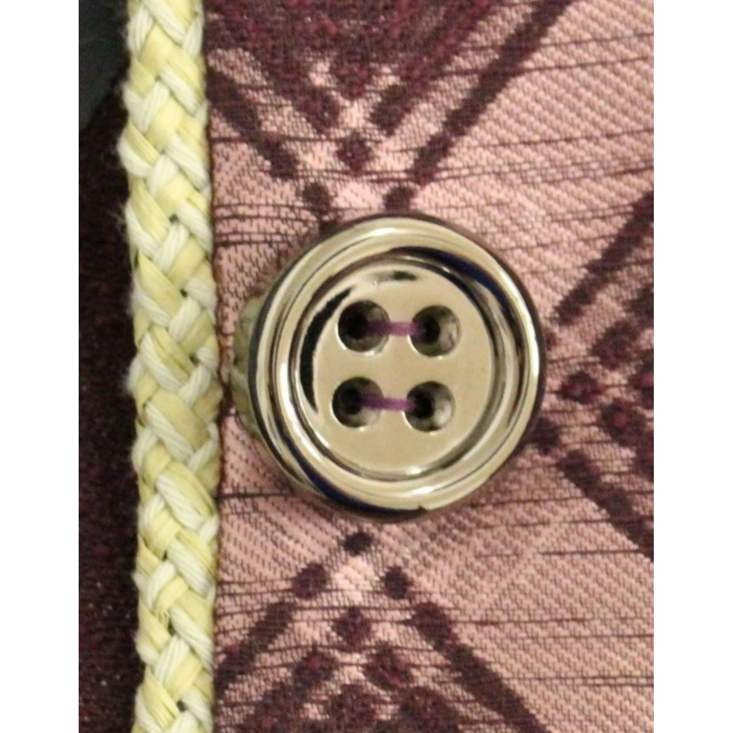 سترة بليزر منقوشة باللون الأرجواني الأنيق من House of Holland