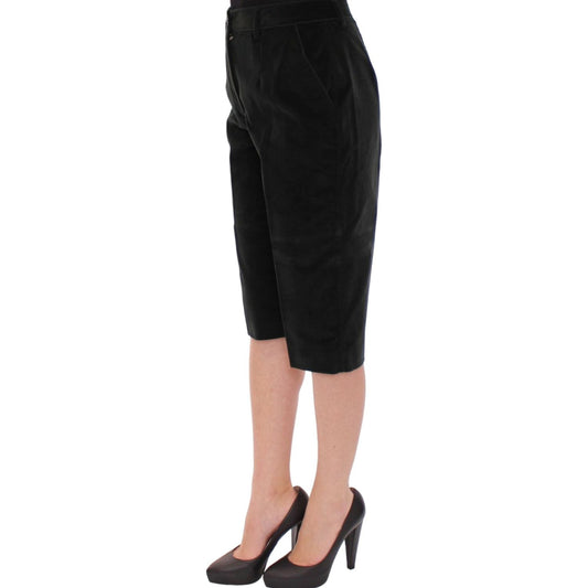 Dolce & Gabbana Elegant Designer Black Shorts Dolce & Gabbana Black