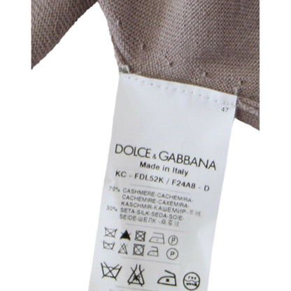 Dolce & Gabbana Shrug Bolero Silk Cashmer Knit Sweater