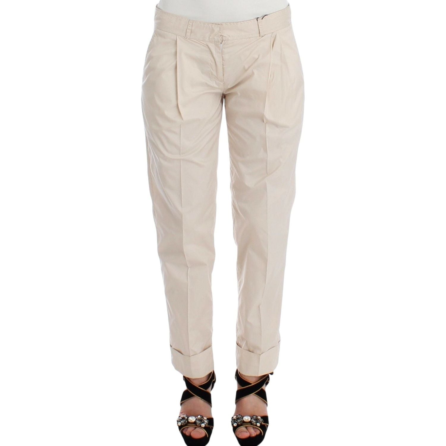 Ermanno Scervino Beige Chinos Casual Dress Pants Khakis