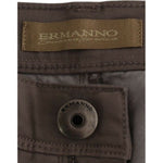 Ermanno Scervino Chic Taupe Skinny Jeans for Elevated Style Ermanno Scervino Dark Slate Gray