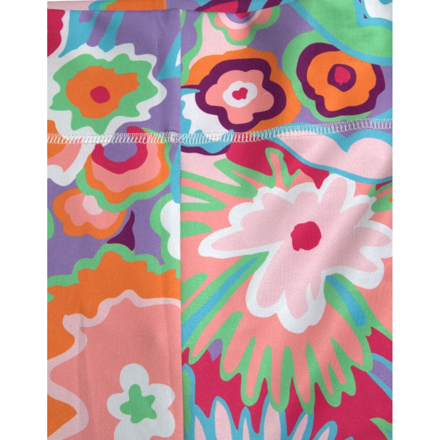 بنطال ضيق بطبعات الأزهار الساحرة من دولتشي آند غابانا بخصر عالٍ