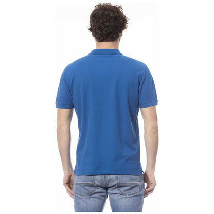 Invicta Blue Cotton Men Polo Shirt