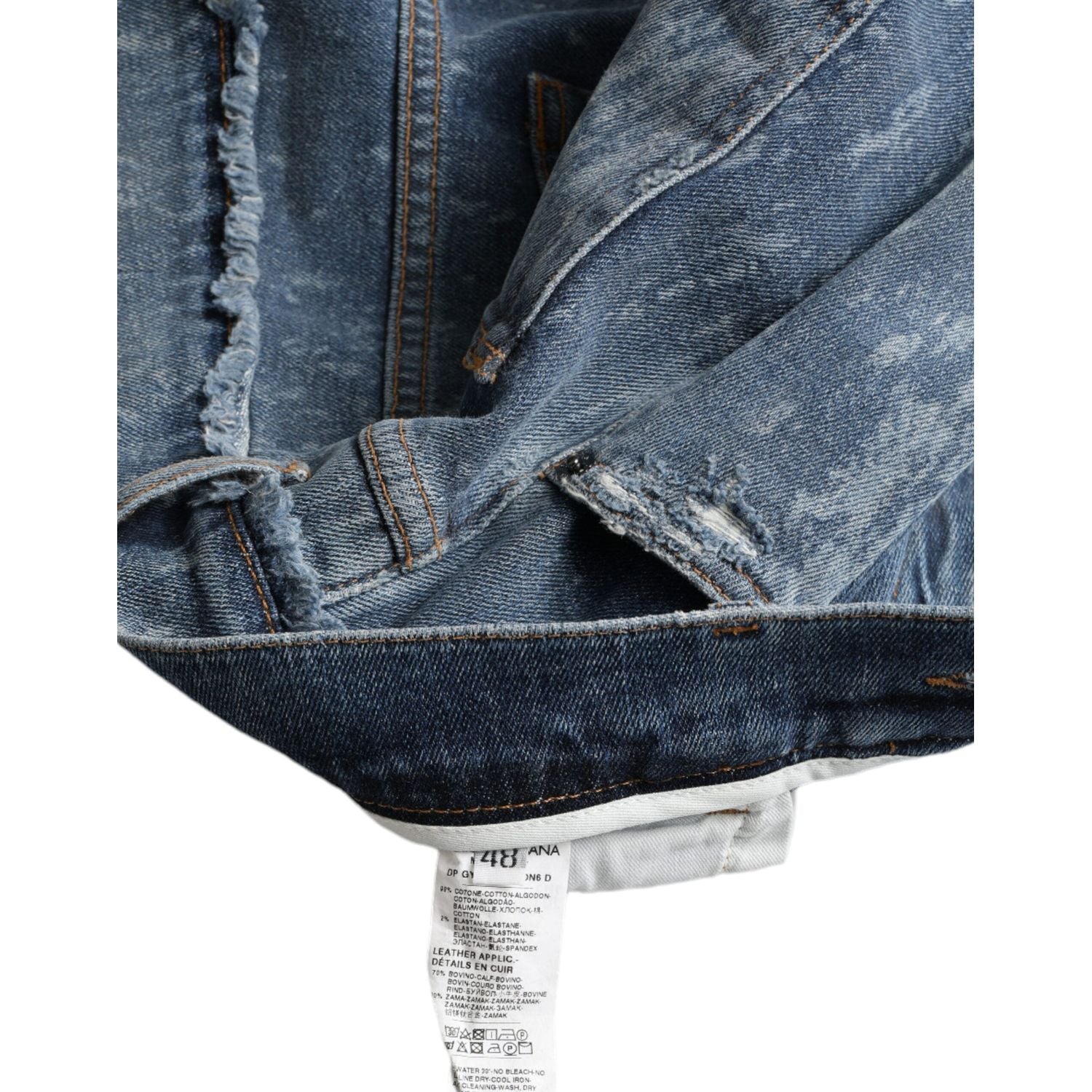 بنطلون جينز ضيق من Dolce &amp; Gabbana باللون الأزرق الأنيق