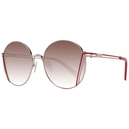 Emilio Pucci Rose Gold Metal Sunglasses