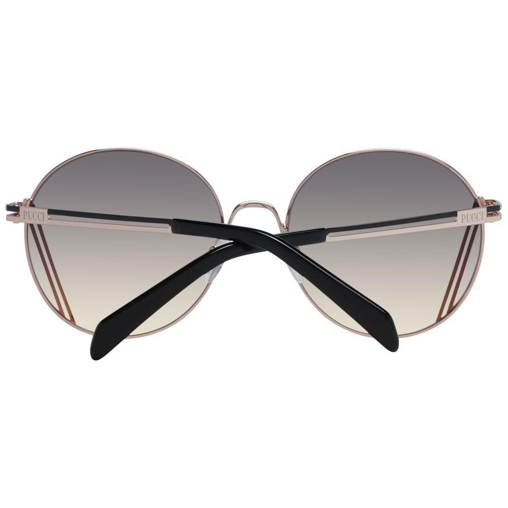 Emilio Pucci Rose Gold Metal Sunglasses