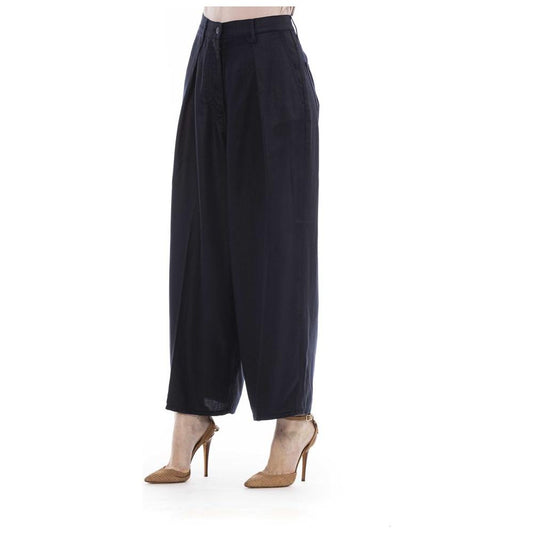 Jacob Cohen Black Cotton Women Pant Jacob Cohen Dark Slate Gray
