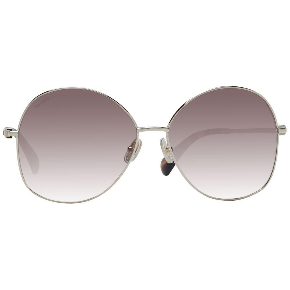 Max Mara Gold Metal Sunglasses