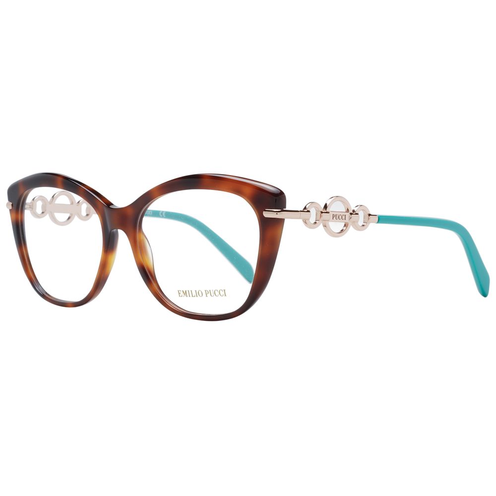 Emilio Pucci Brown Plastic Glasses (Frames)