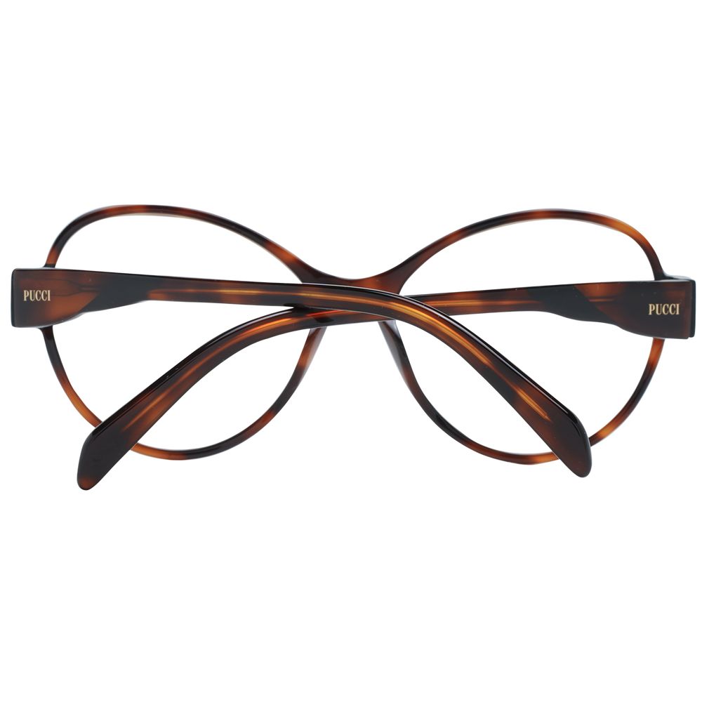 Emilio Pucci Brown Plastic Glasses (Frames)