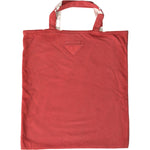Prada Red Jersey Fabric Logo Shoulder Shopping Tote Bag BAG1192