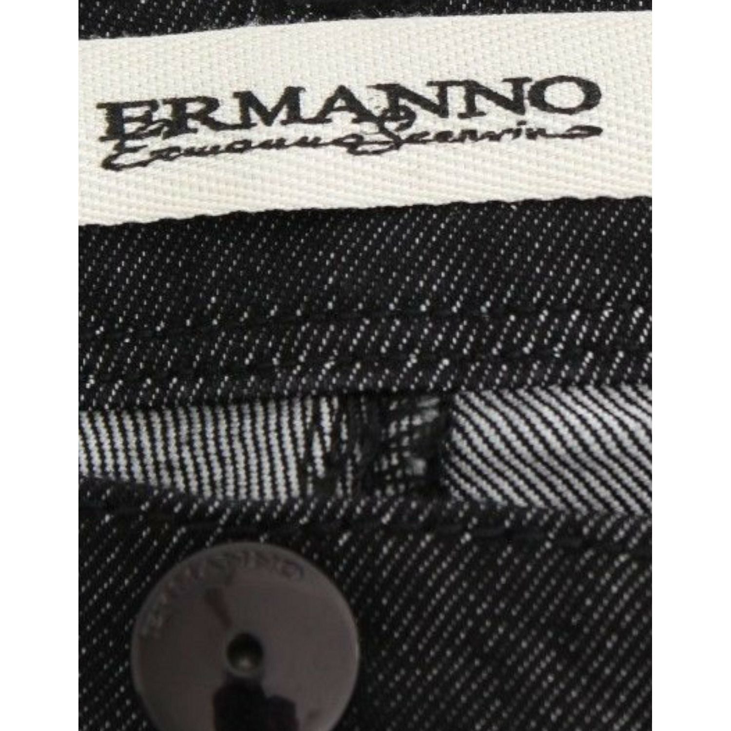 Ermanno Scervino Black Slim Jeans Denim Pants Skinny Leg Stretch