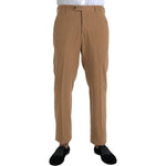 Prada Beige Cashmere Men Straight Fit Dress Pants PAN75304-54