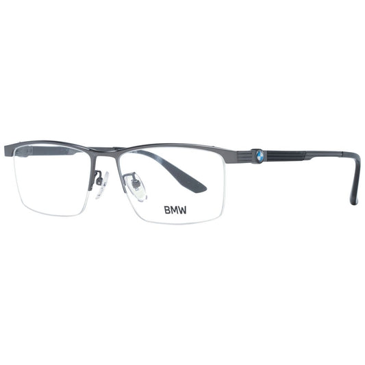 BMW Gray Men Glasses Frame