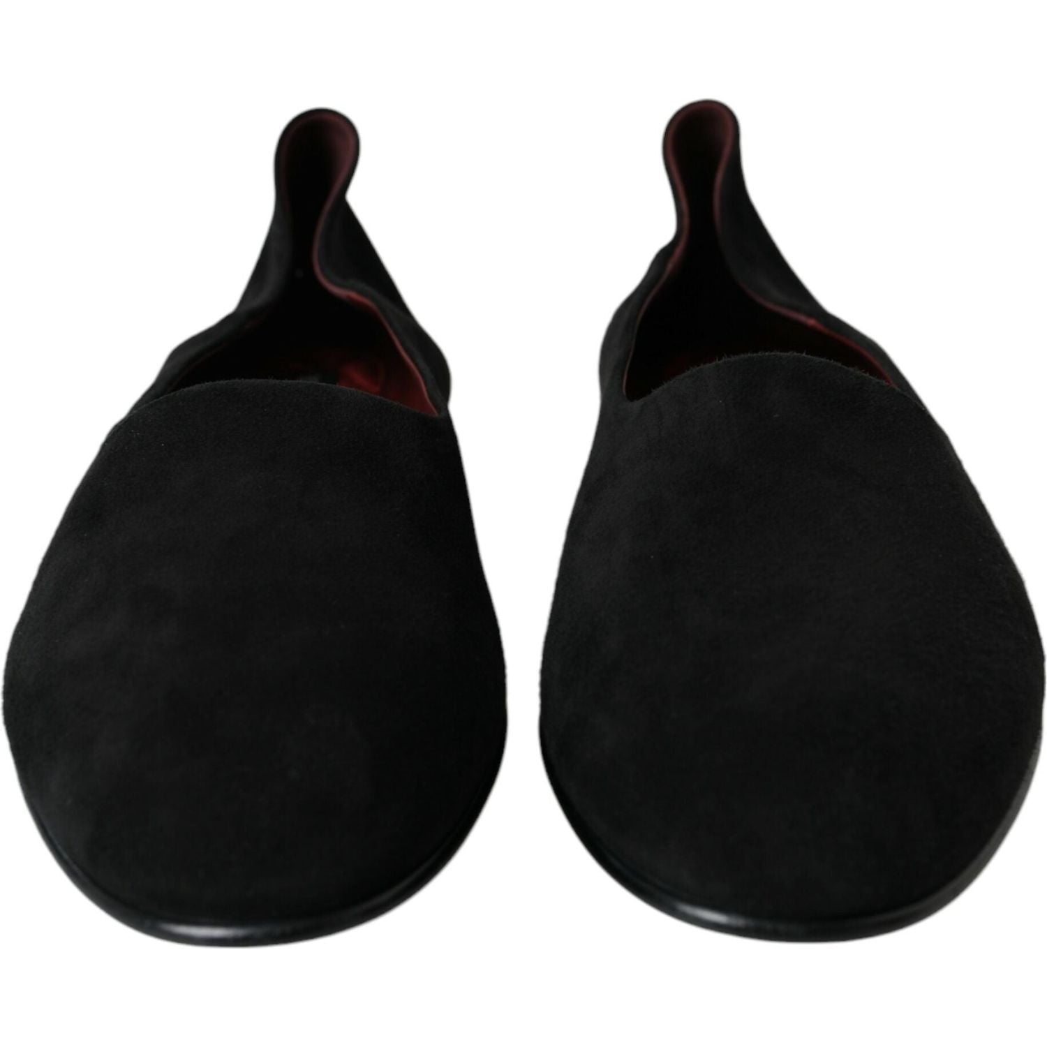 حذاء دولتشي آند غابانا من الجلد المدبوغ باللون الأسود مناسب للارتداء الرسمي