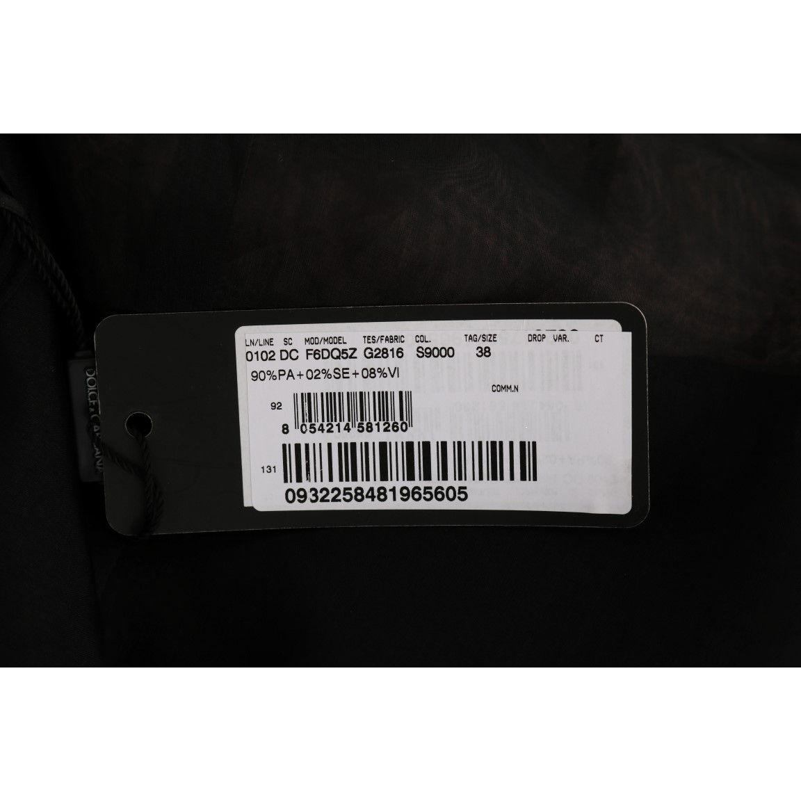 Dolce & Gabbana Black Pink Silk Applique Shift Dress