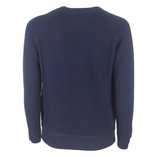 Emilio Romanelli Blue Cashmere Men Sweater Emilio Romanelli Dark Slate Gray