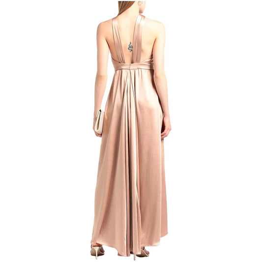 PINKO Pink Polyester Dress PINKO Tan