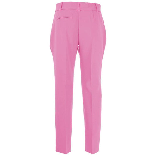PINKO Pink Polyester Jeans & Pant PINKO Pale Violet Red