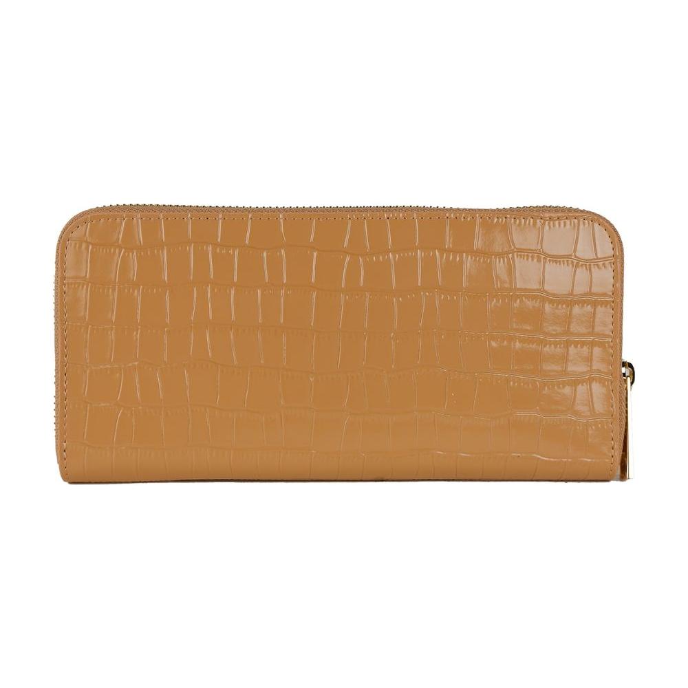 Baldinini Trend Elegant Croco Print Leather Wallet