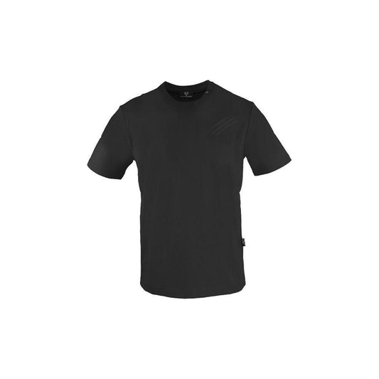 Plein Sport Black Cotton Men's T-Shirt Plein Sport Dark Slate Gray