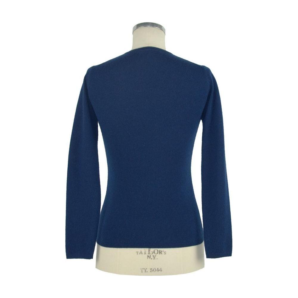 Emilio Romanelli Blue Cashmere Sweater