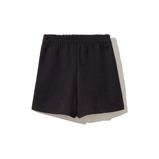 Comme Des Fuckdown Chic Black Cotton Shorts with Side Pockets Comme Des Fuckdown Black