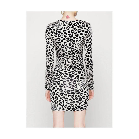Love Moschino White Viscose Women Dress LO-10255-IT40|S