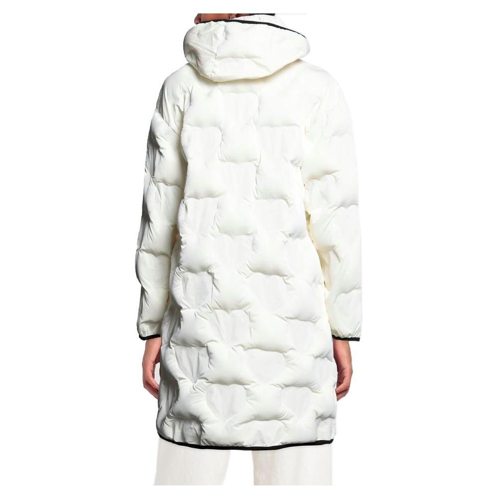 Love Moschino White Polyester Jackets & Coat