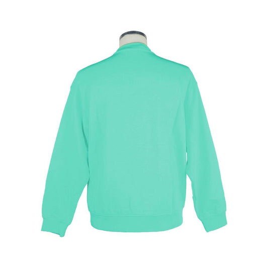 Pharmacy Industry Chic Green Logo Crewneck Sweatshirt Pharmacy Industry Medium Aquamarine