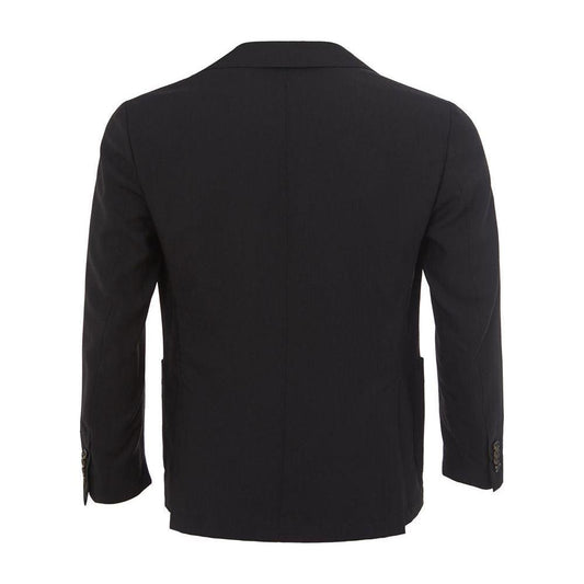 Colombo Elegant Cashmere Black Jacket Colombo Dark Slate Gray