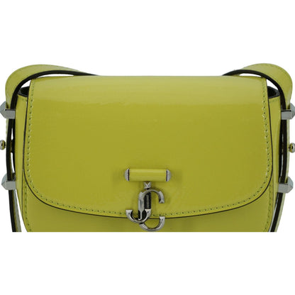 Jimmy Choo Lime Yellow Leather Small Shoulder Bag