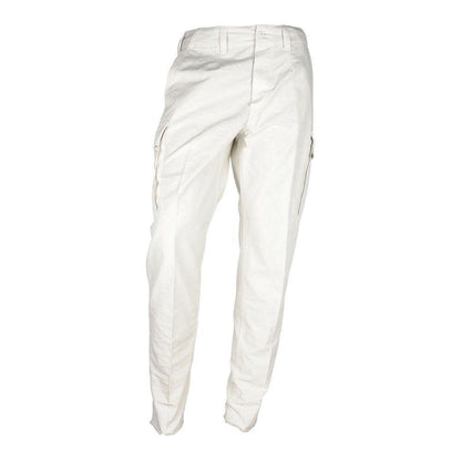 Don The Fuller White Cotton Men's Trouser Jeans & Pants